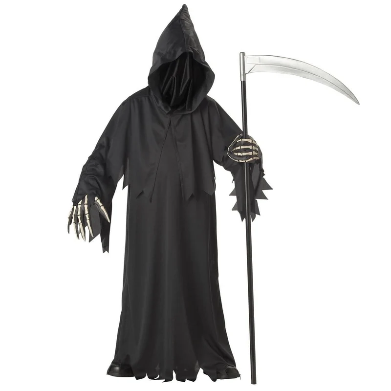 Grim Reaper Deluxe Costume for Kids