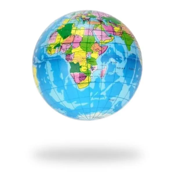 Balle Anti-Stress Globe Terrestre