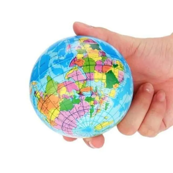 Balle Anti-Stress Globe Terrestre