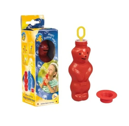 Pustefix Magic Bubbles Bear Red - Ours à Bulles Magiques Rouge