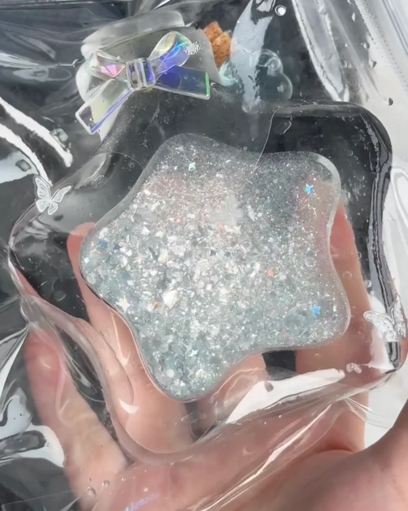 Transparent Wish Bottle Squishy Stress Relief Decompression Toy