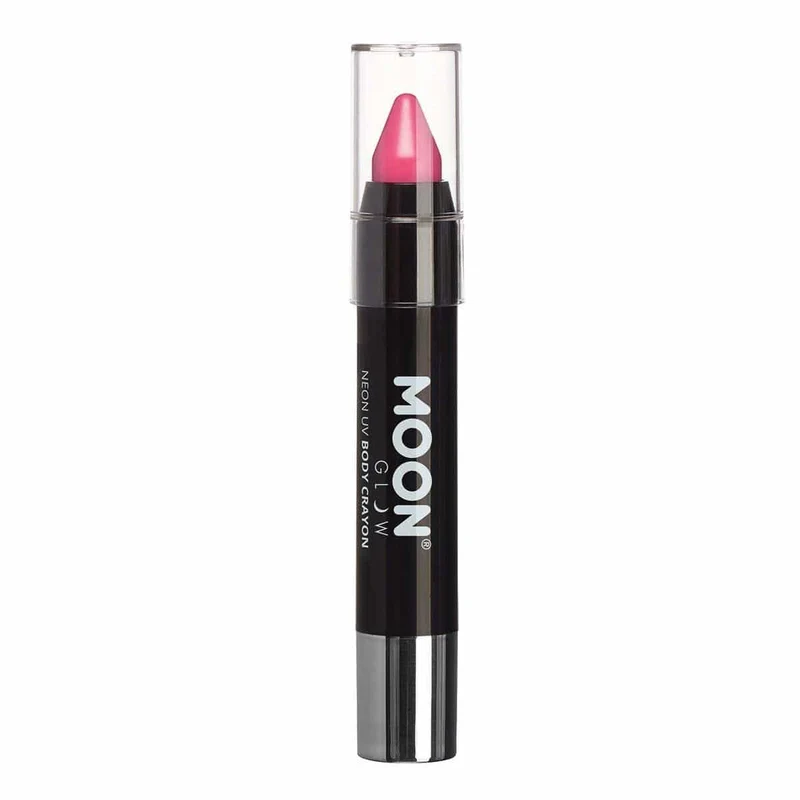 Moon pink neon UV face & body crayon