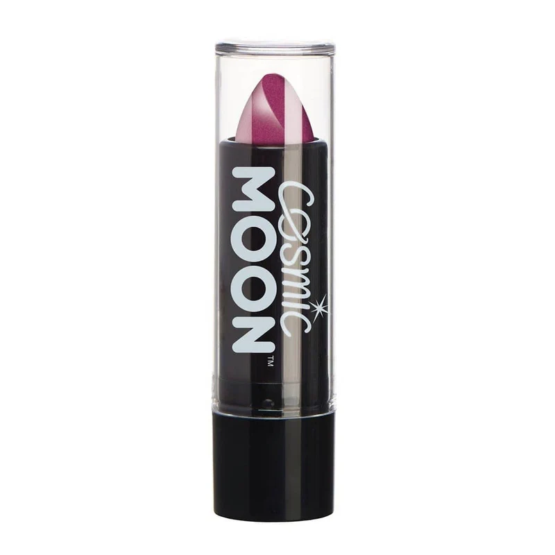 Moon pink metallic lipstick