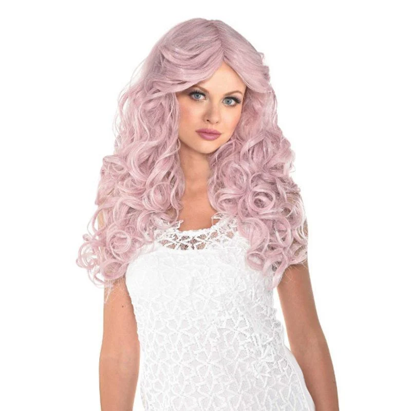 Dusty rose wig for women