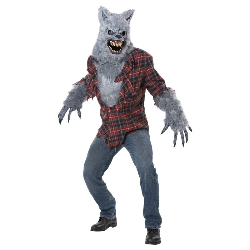 Gray Werewolf Costume for Adults