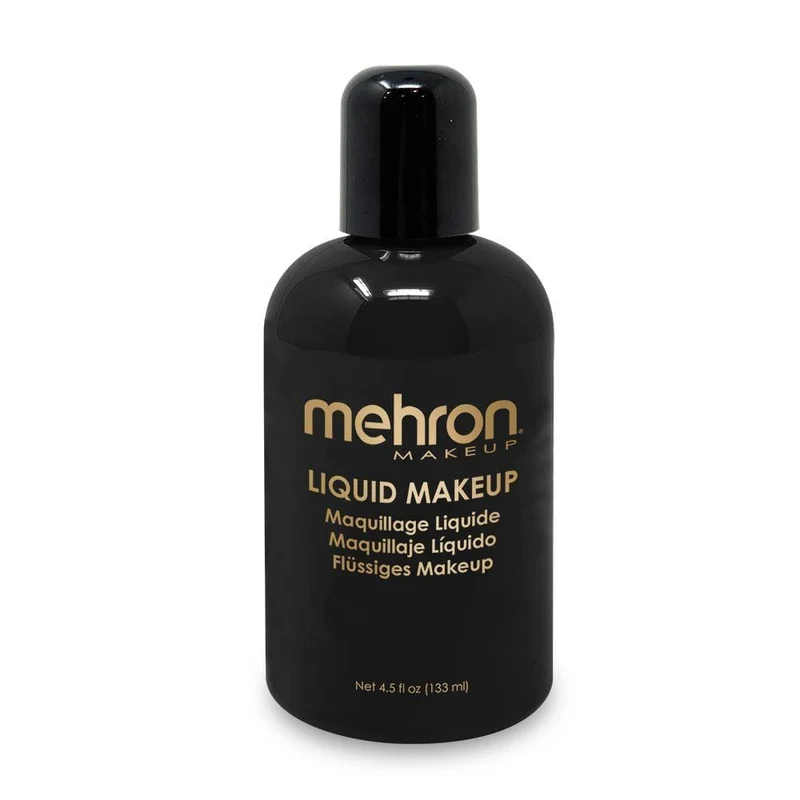 Mehron Black liquid makeup, 4.5 ounces