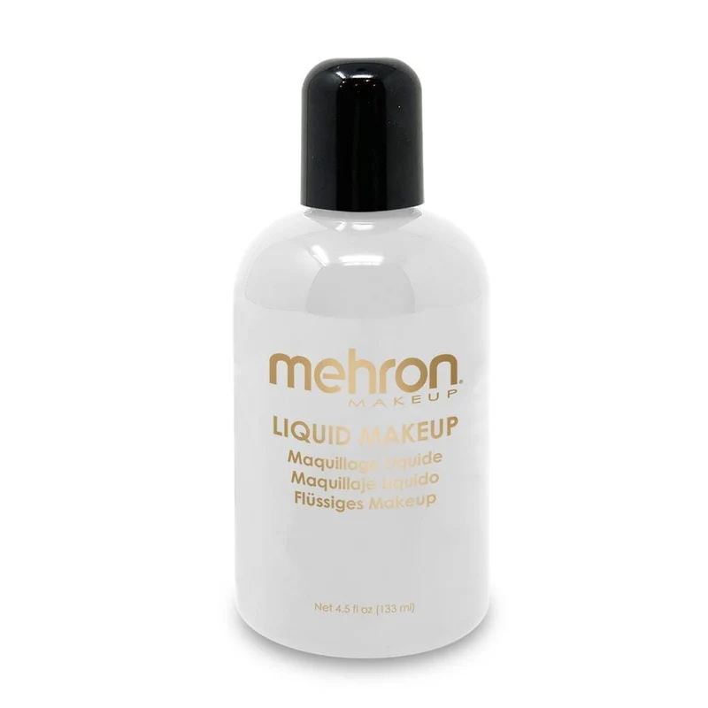 Mehron White liquid makeup, 4.5 ounces