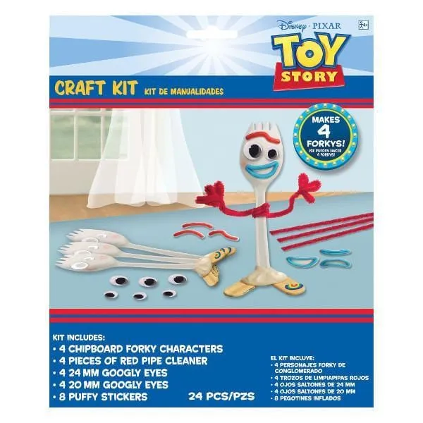 Toy Story 4 Forky Craft Kit, 4 Count