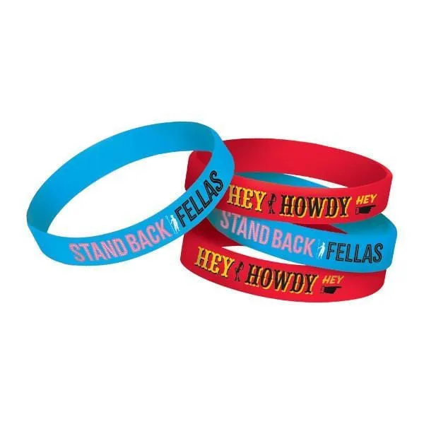 Toy Story 4 Birthday Party Silicone Rubber Bracelets, 4 Count