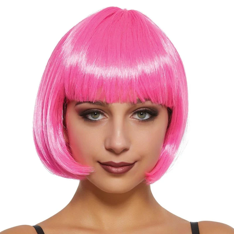 Pink Fuchsia Daisy Wig for Women