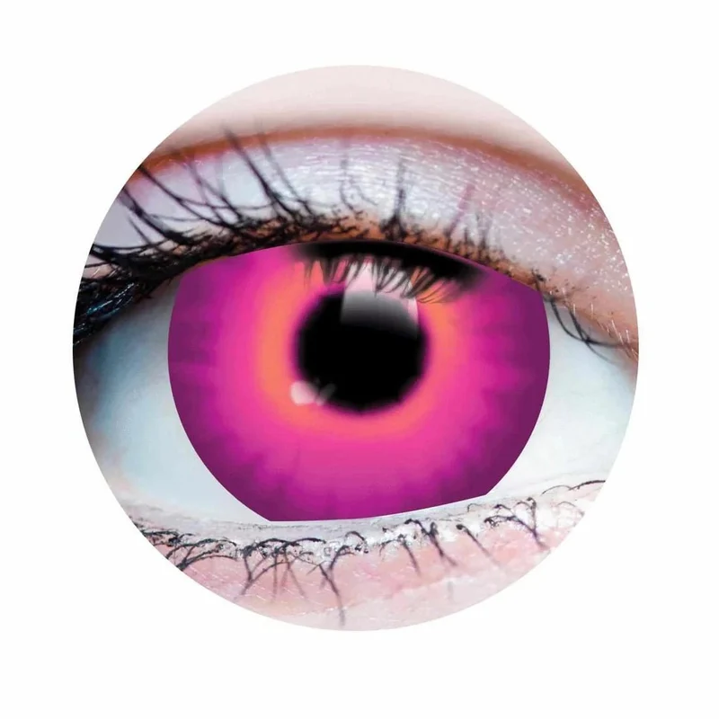 PRIMAL® Jinx - Pink Cosplay Coloured Contact Lenses, 3 Months Usage