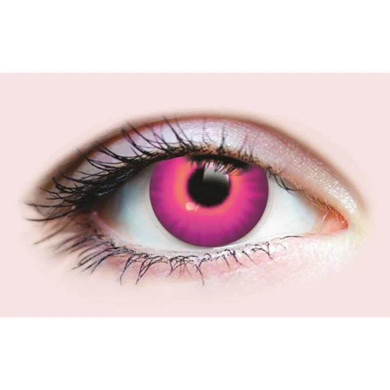 PRIMAL® Jinx - Pink Cosplay Coloured Contact Lenses, 3 Months Usage