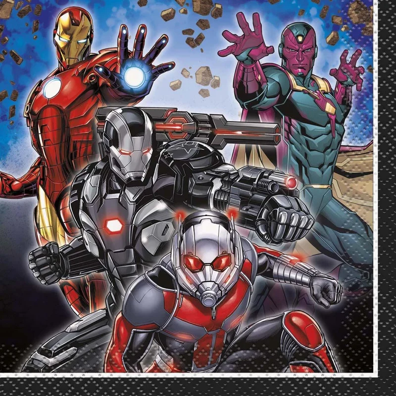 Marvel's Avengers Assemble beverage napkins, 16 per package