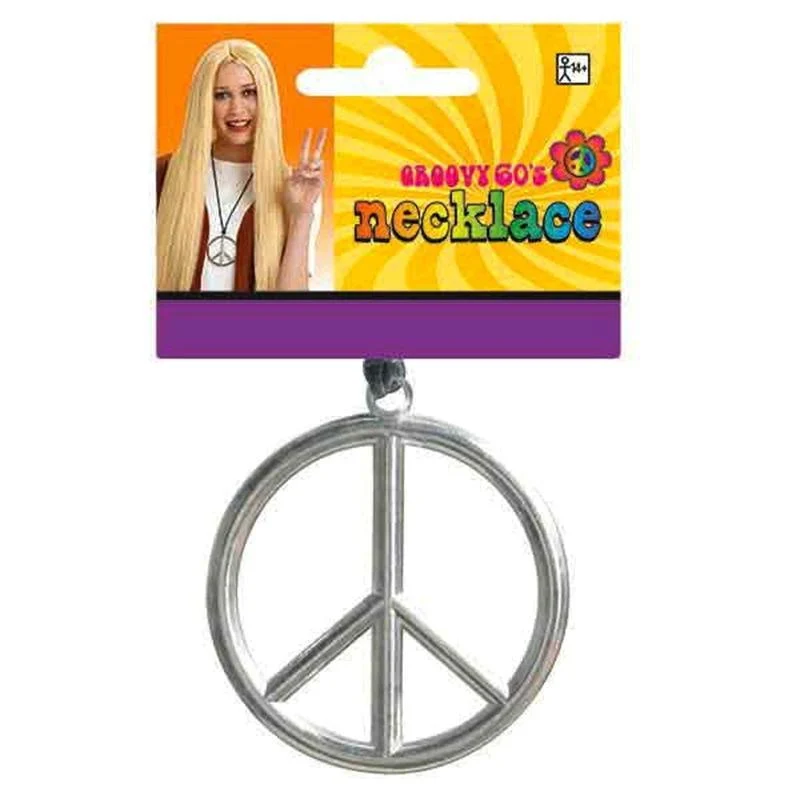 Peace sign necklace