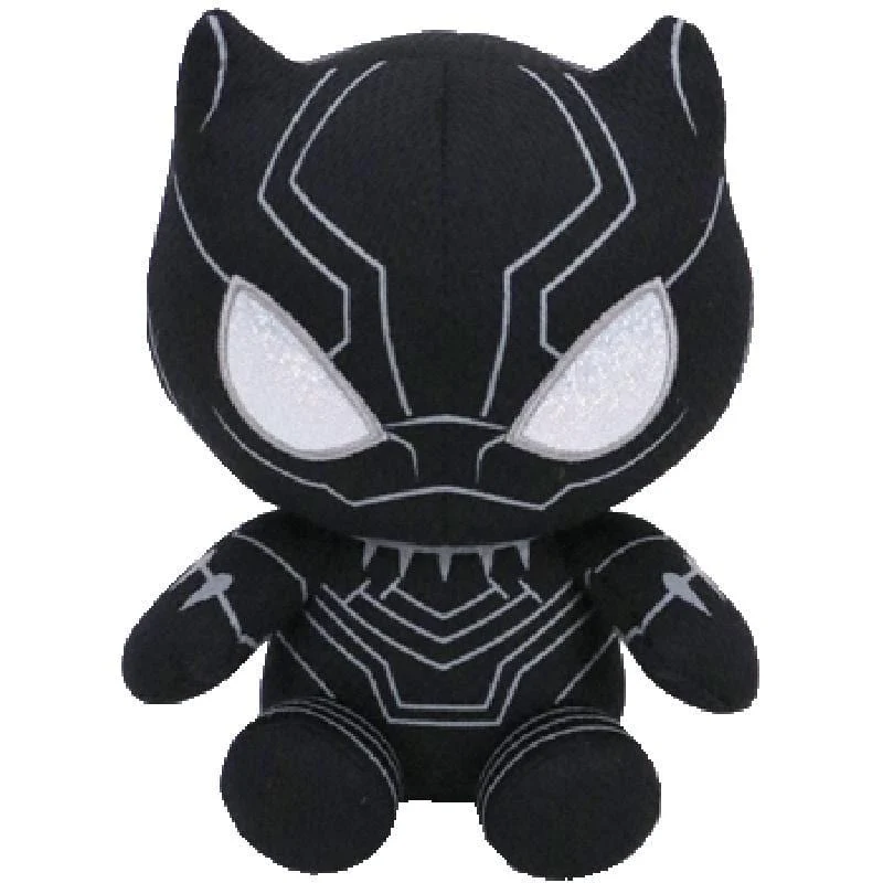 Marvel Beanie Babies Plush, Black Panther, 8 Inches