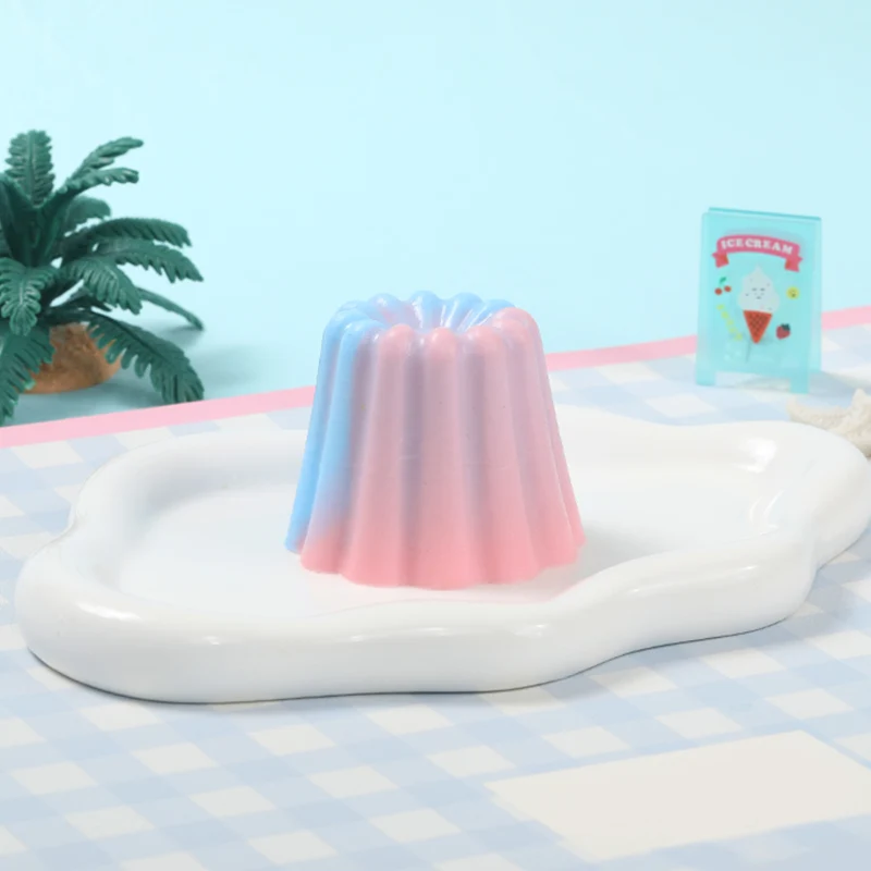 Blue and Pink Kneading Pudding Taba Squishy