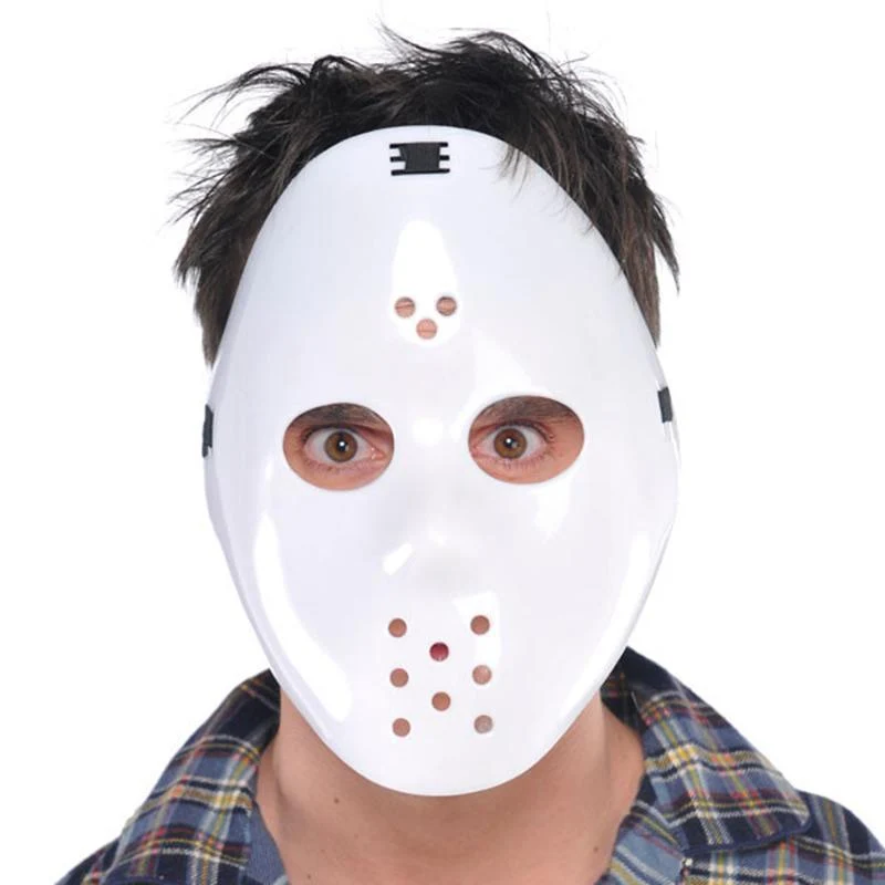 White hockey mask