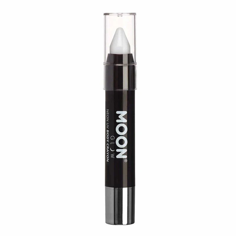 Moon white neon UV face & body crayon
