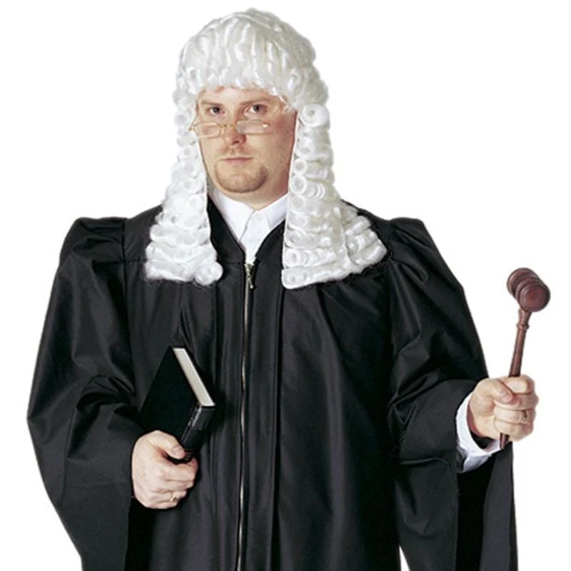 Judge wig for men