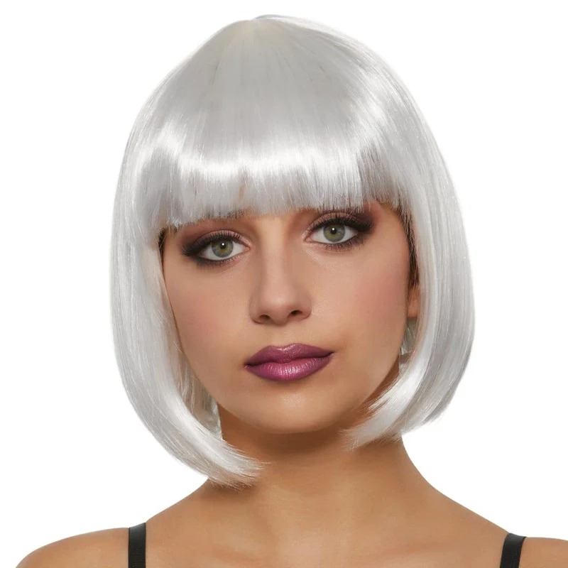 White Daisy wig for women