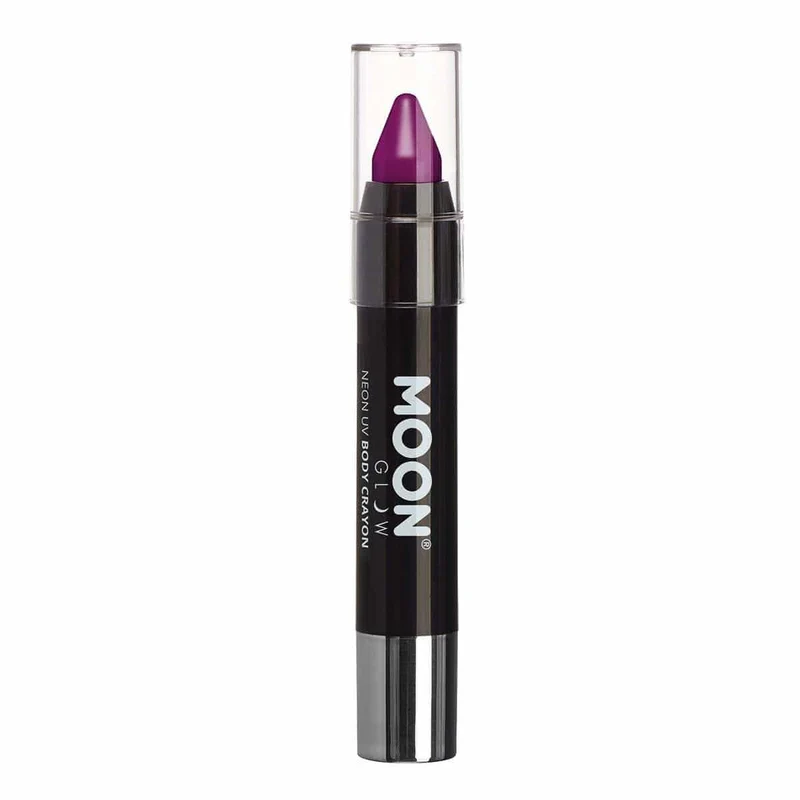 Moon purple neon UV face & body crayon