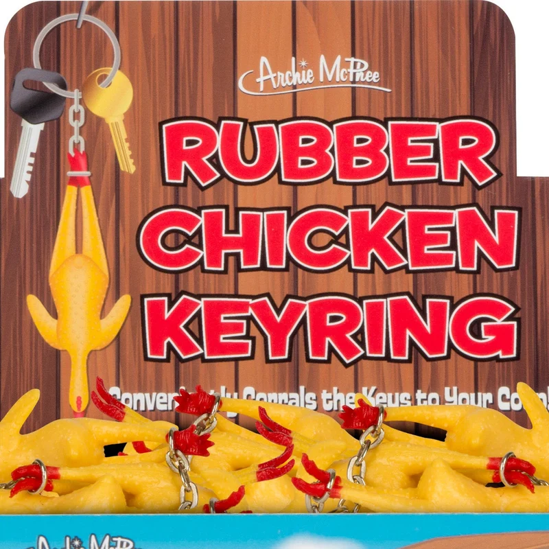 Rubber Chicken Keychain