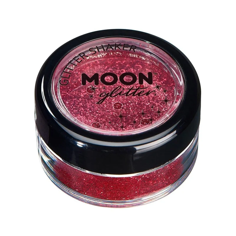 Moon red fine glitter