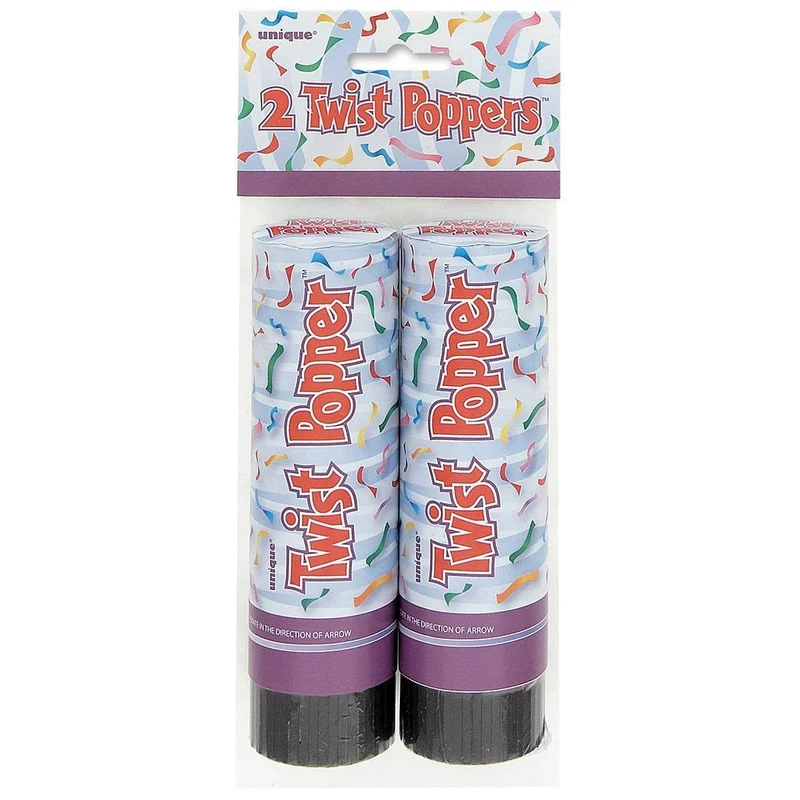 Twist Poppers 6 In. 2/pkg.