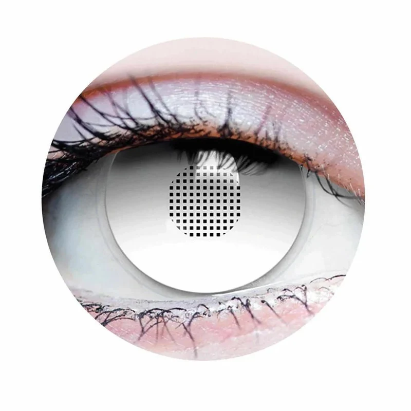 PRIMAL® Sub Zero - Whiteout Contact Lenses, 3 months usage