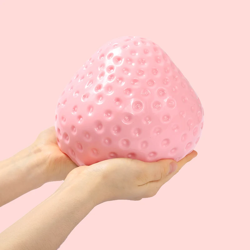 2100g Giant Pink Strawberry Taba Squishy