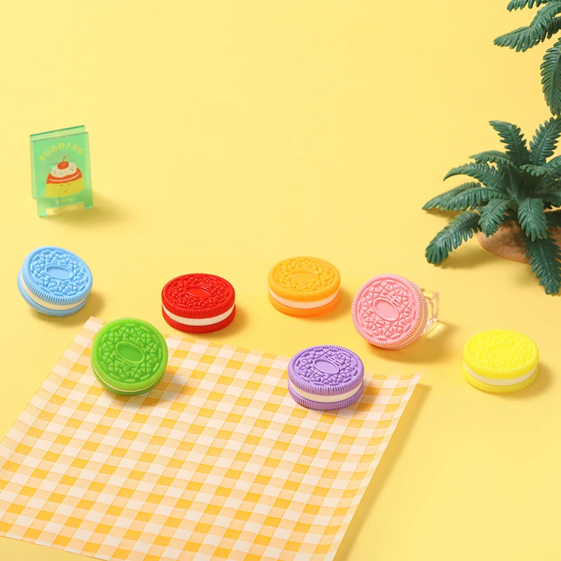 7PC Rainbow Cookies Taba Squishy