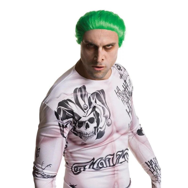 Joker wig for men, Suicide Squad