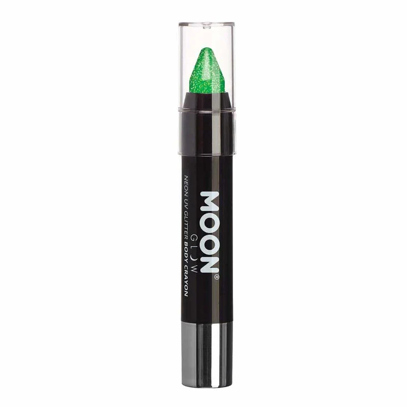 Moon Green Glitter UV Face & Body Crayon