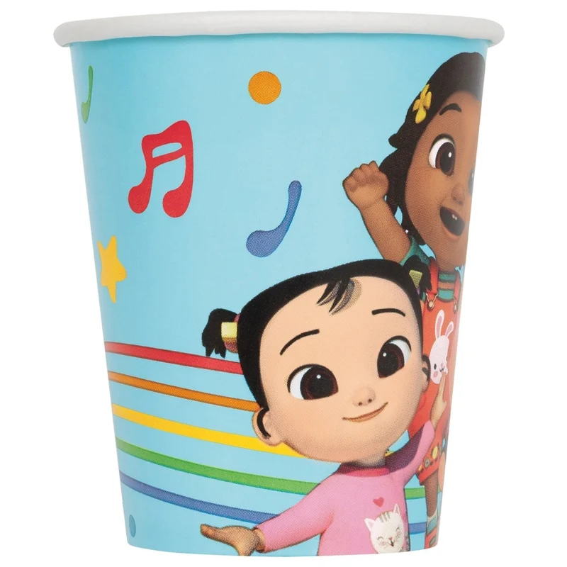 Cocomelon Birthday Party Paper Cups, 9 Oz, 8 Count