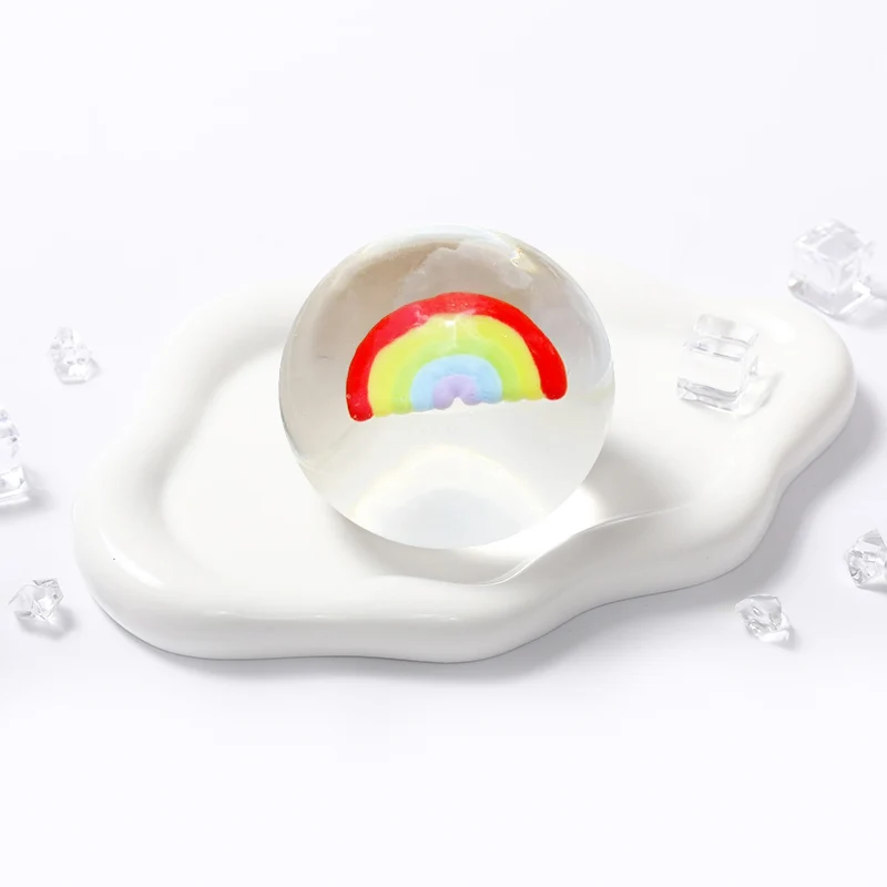 100g Crystal Rainbow inside Ball Taba Squishy