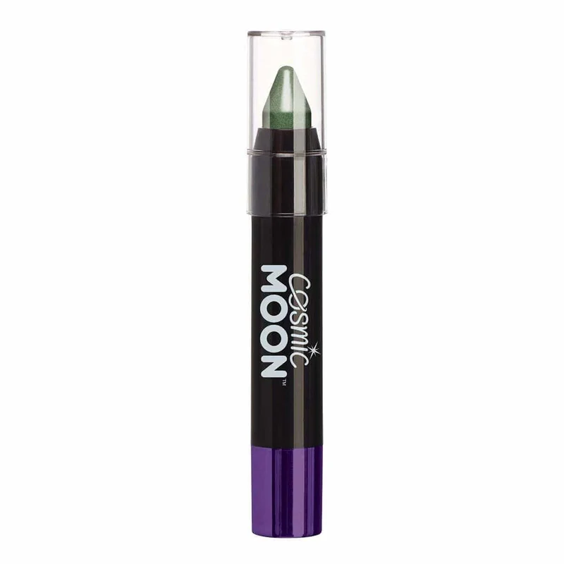 Moon green metallic face & body crayon