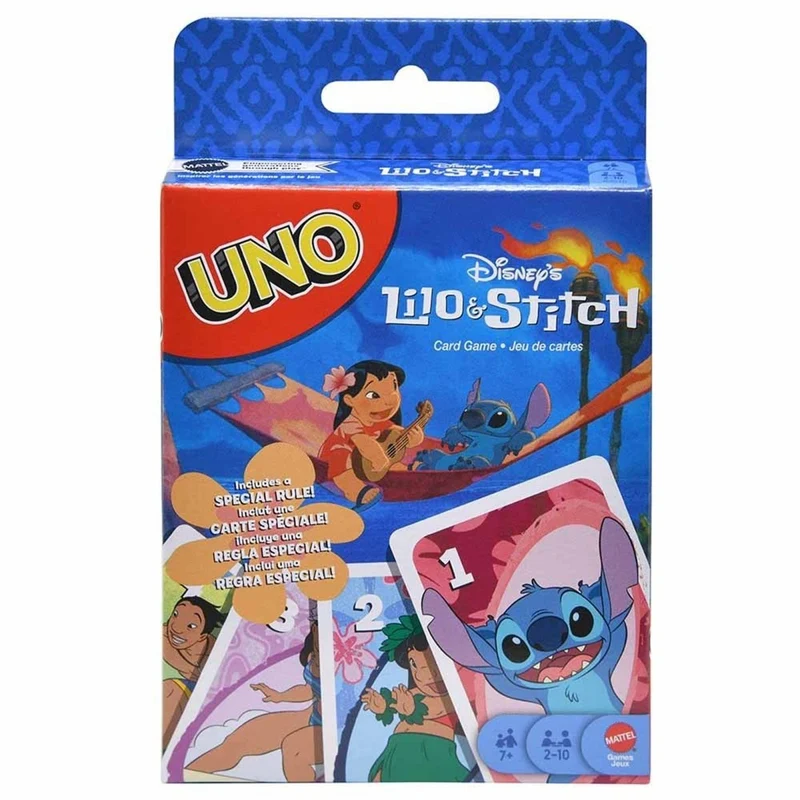 Lilo & Stitch Uno Card Game, Disney, 1 Count