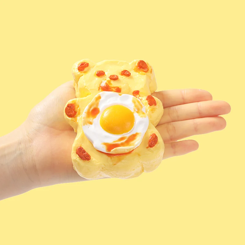 Egg Hugging Teddy Bear Taba Squishy