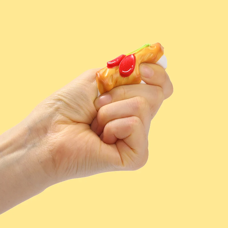 Square Cherry Cookies Taba Squishy