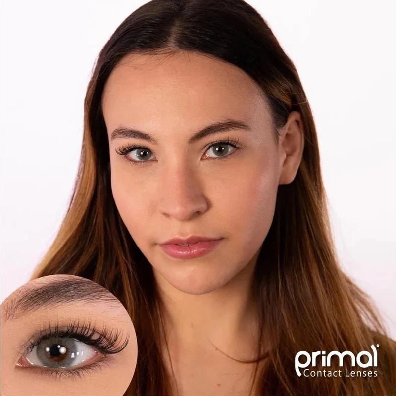 PRIMAL® Pure Jade - Light Green Coloured Contact Lenses, 3 months usage