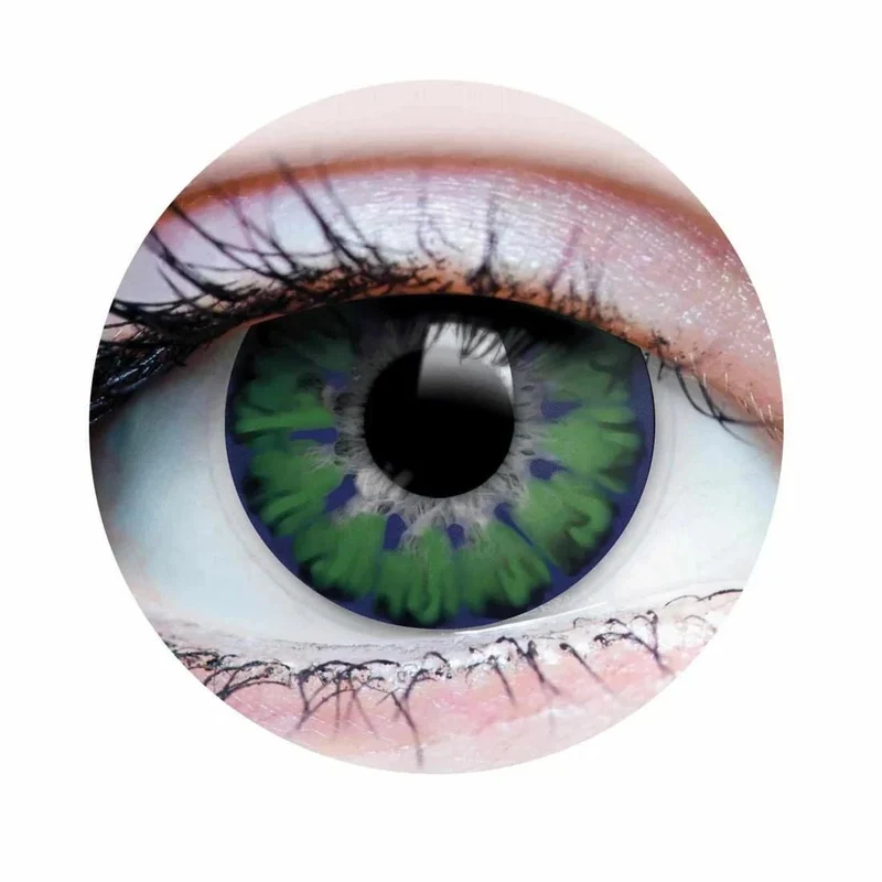 PRIMAL® Enchanted Emerald - Green Coloured Contact Lenses, 3 months usage