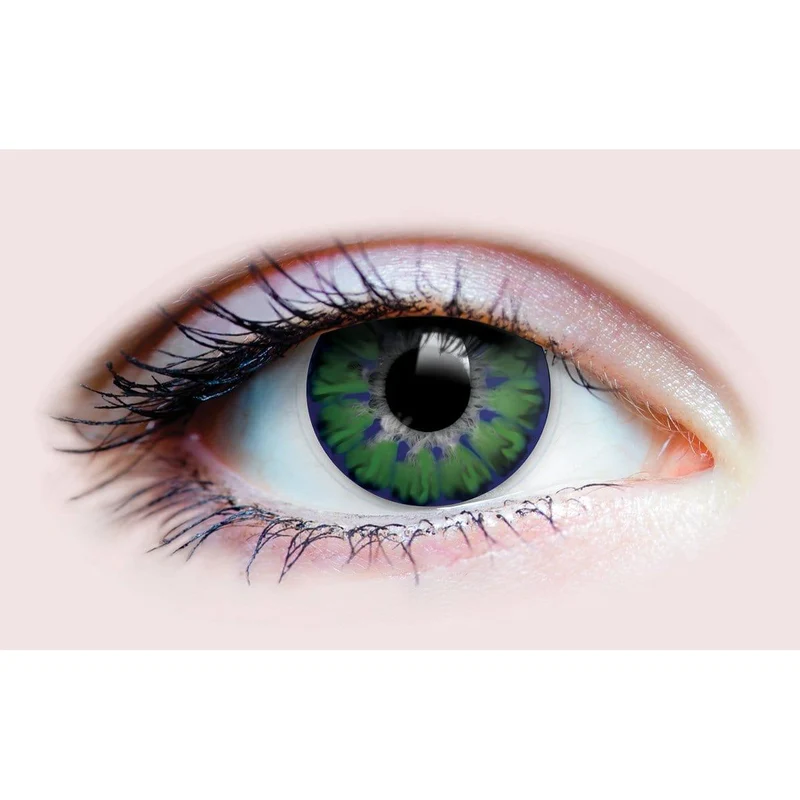 PRIMAL® Enchanted Emerald - Green Coloured Contact Lenses, 3 months usage