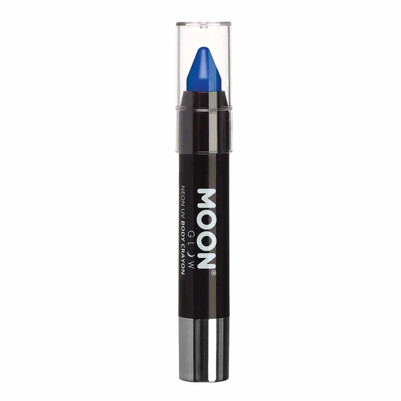 Moon blue neon UV face & body crayon