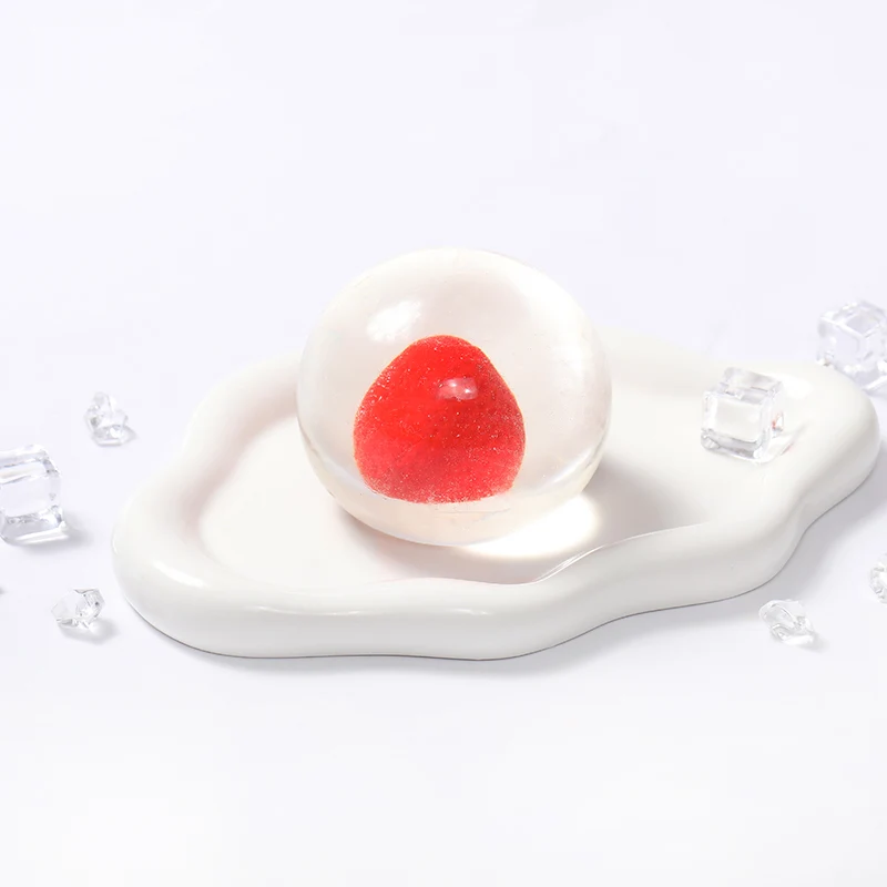100g Strawberry Crystal Magic Ball Taba Squishy
