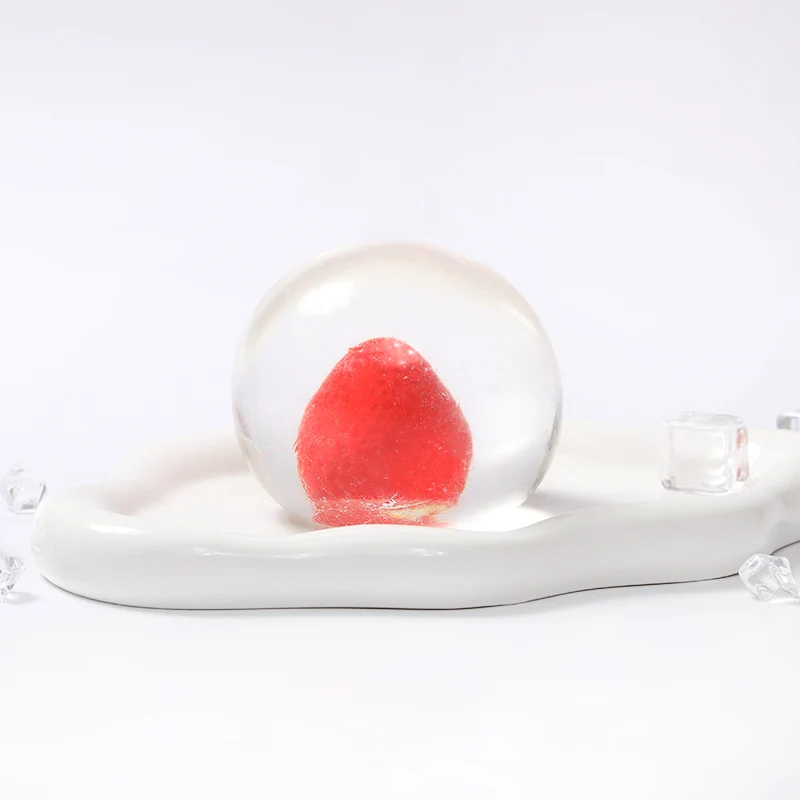 100g Strawberry Crystal Magic Ball Taba Squishy