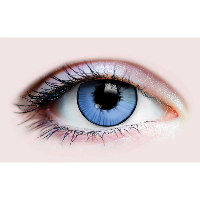 PRIMAL® Superhero - Blue Coloured Contact Lenses, 3 months usage