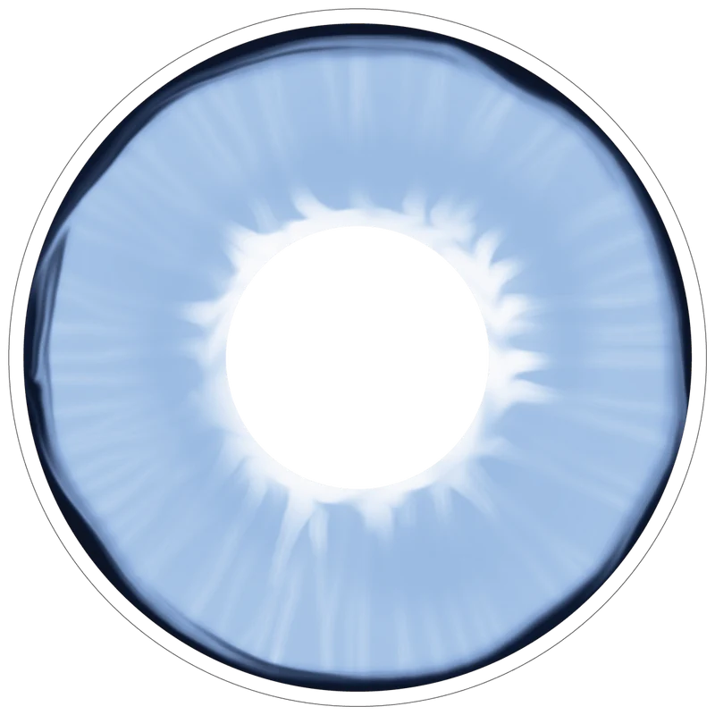 PRIMAL® Superhero - Blue Coloured Contact Lenses, 3 months usage