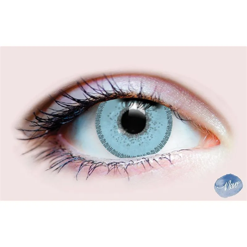 PRIMAL® Charm Sapphire - Blue Coloured Contact Lenses, 3 months usage