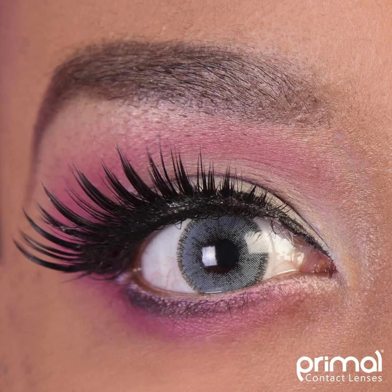 PRIMAL® Charm Sapphire - Blue Coloured Contact Lenses, 3 months usage