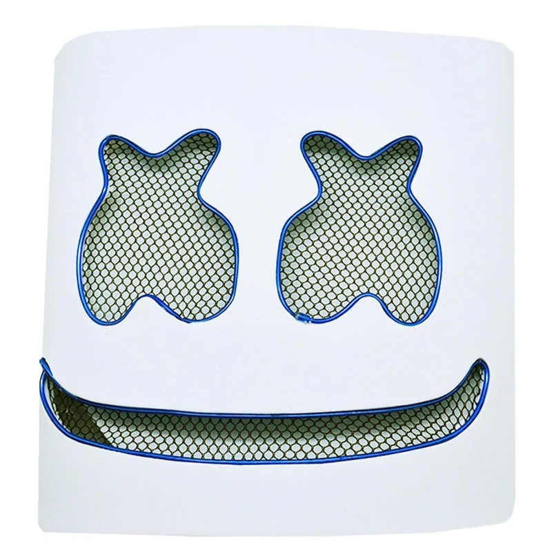 Light-up LED DJ Marshmello Mask, Assortment, 1 Count